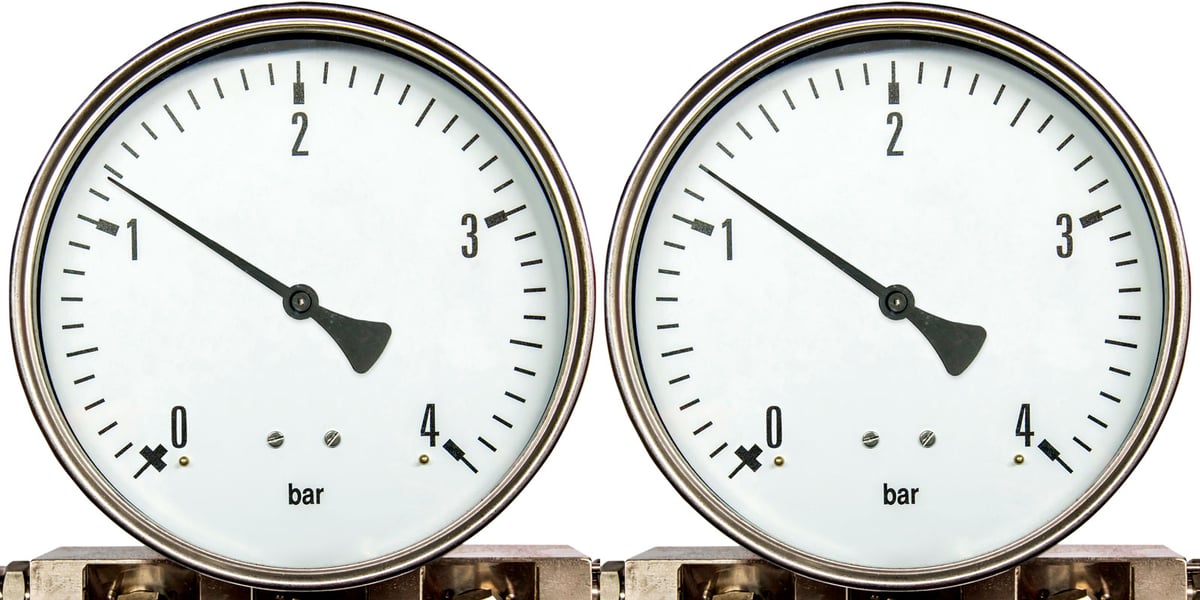 pressure gauges pointers