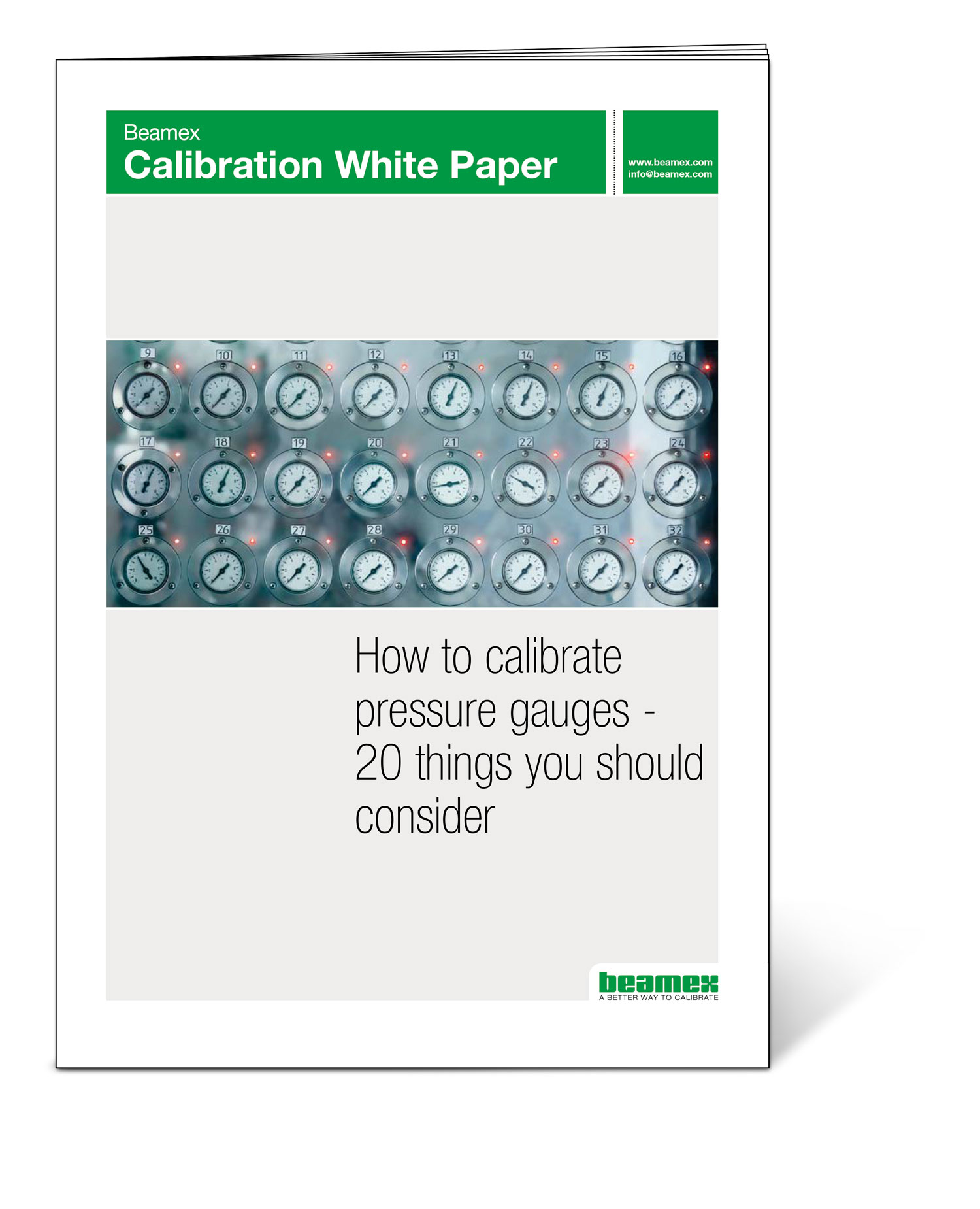 How to Calibrate Pressure Gauges Beamex white paper