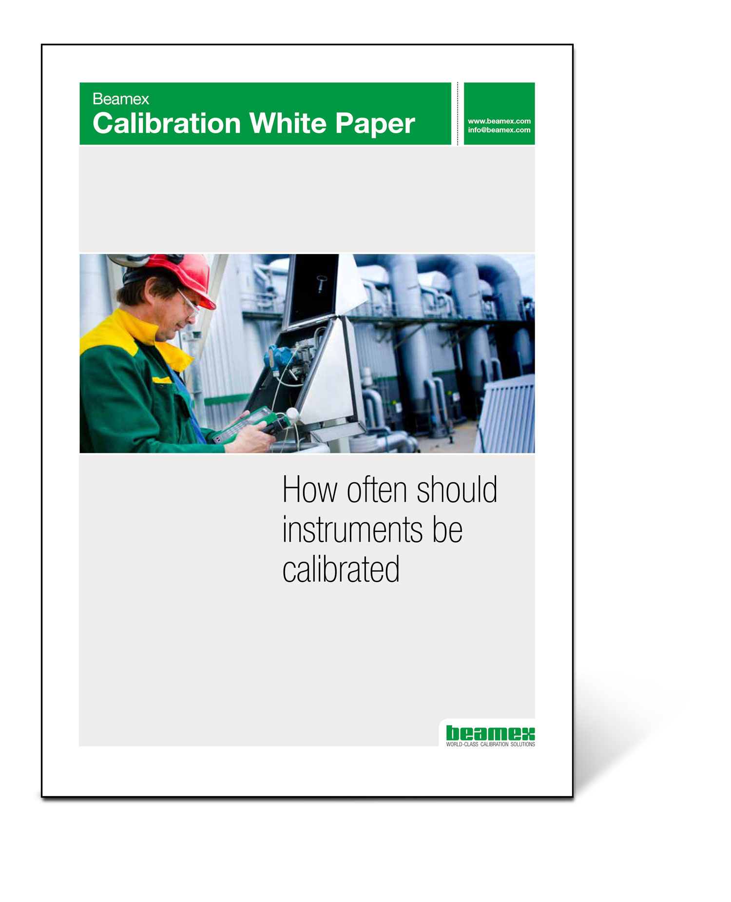 How often should instruments be calibrated? Beamex white paper